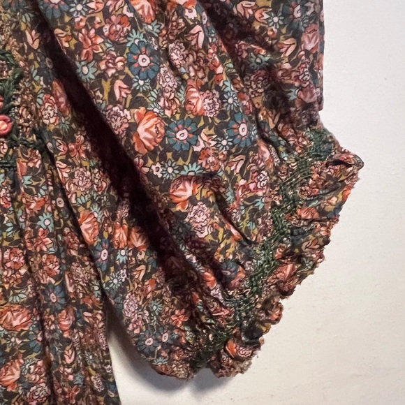 DOEN Elba Top in Yellow Laurel Canyon Rose Floral Print XL - Picture 12 of 12